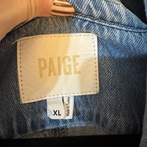 Women’s Paige Cropped Denim Pacey Jacket XL - Picture 3 of 5